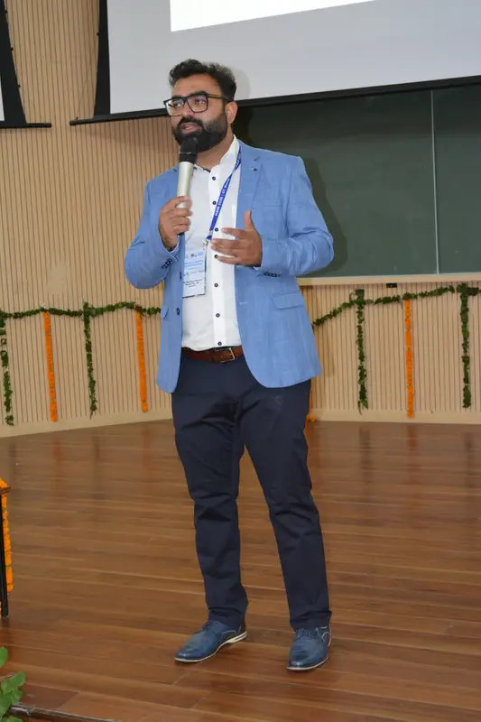 Speaking at the workshop. HAIR Workshop, IIT Mandi