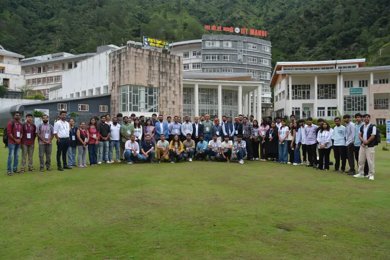 Workshop participants on campus. HAIR Workshop, IIT Mandi