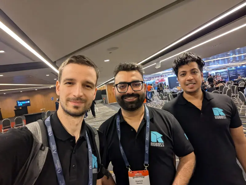 The team at the venue. ROSCon & SWITCH